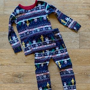 BABY GAP Star Wars Christmas pajamas, size 3T
